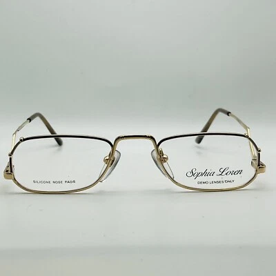 Monturas para gafas Sophia Loren M180 Zyloware 328 50-22-150 dorado borde completo LEER Foto 1 de 4