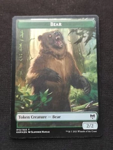 Bear / Human Warrior Token- Foil - Kaldheim - NM - 013/003 - Picture 1 of 2
