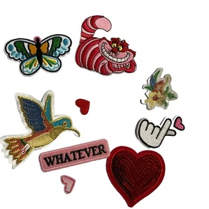 Embroidered Iron/Sew On Patch Lot Of Nine New - Picture 1 of 5