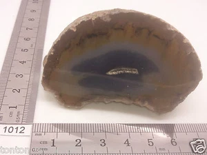 Moitié d'agate 156g pierre brute mineraux mineral lithotherapie brut déco - Imagen 1 de 3
