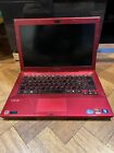 SONY VAIO PCG 61211M LAPTOP - CORE i3 WEBCAM SSD 15.6 LCD HDMI WIN 10 - Red/Pink