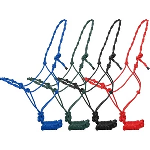 Twisted Cowboy Knot HALTER with 10' Matching Lead Rope DRAFT Horse Size - Picture 1 of 6