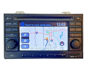 NISSAN Navi GPS AM FM SAT Radio Stereo LCD Display Screen Monitor MP3 CD Player - Picture 1 of 7