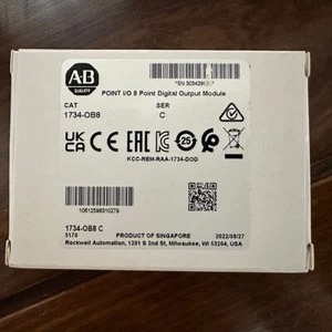 New AB 1734-OB8 1734OB8 SER C POINT I/O 8 Point Digital Output Module In Box - Picture 1 of 3