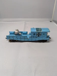 HO Scale Blue Santa Fe All the Way Caboose with SpotLight~Untested~No Roofcap - Picture 1 of 9