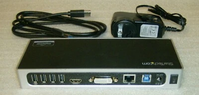 StarTech DK30ADD USB 3.0 Dual Monitor Docking Station w/Cable+Power - Image 1 of 4