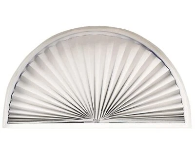 Redi Shade No Tools Original Arch Light Blocking Pleated Fabric Shade White, ... - Image 1 of 4