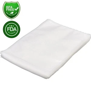 Bolsas selladoras al vacío de 8x12 cuartos de galón 4 mil bolsa de almacenamiento de alimentos en relieve para ahorrar alimentos frescos - Imagen 1 de 8