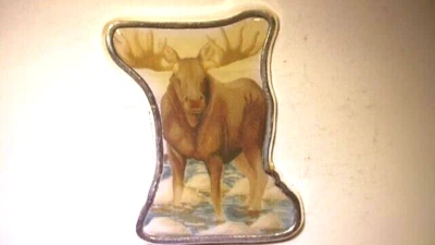 Animals of North America 2008 Somalia 1 dollar coin Moose Sn10305 - Image 1 of 2