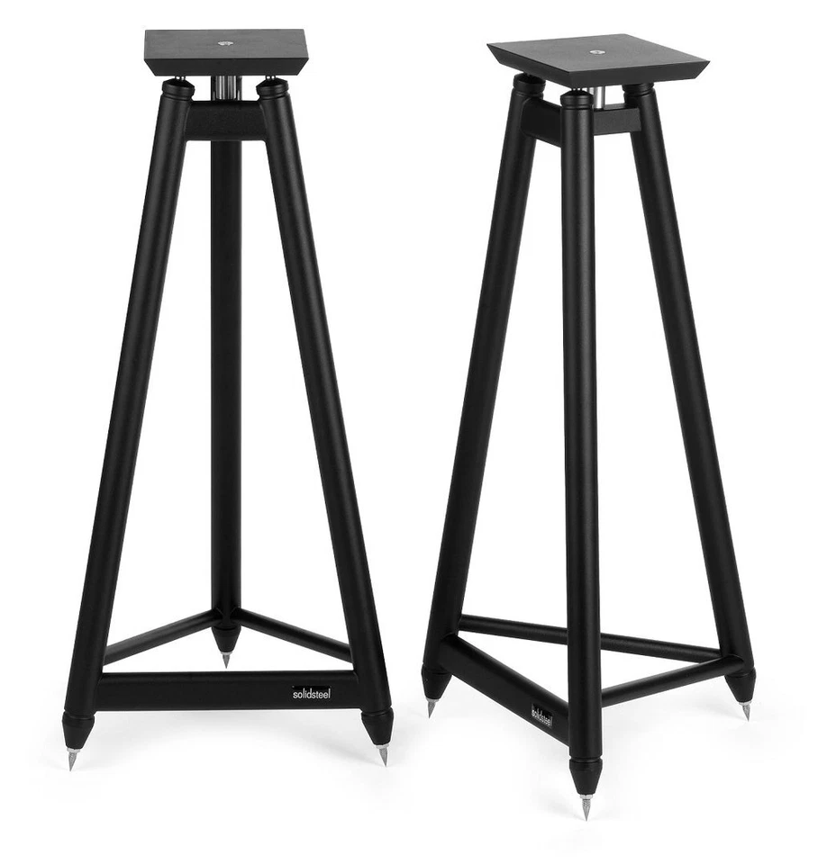 Solidsteel SS-7 Vintage Lautsprecher-Ständer H 72,5 cm schwarz / 1 Paar