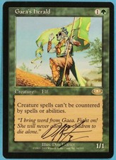 Gaea's Herald Planeshift NM Rare Artist Signed Altered CARD (sa5112) ABUGames