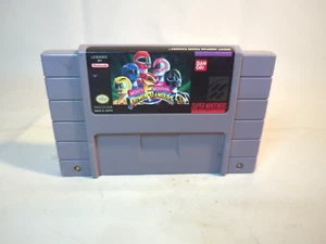 Mighty Morphin Power Rangers (Super Nintendo SNES, 1994) Tested And Works B5 - Picture 1 of 5