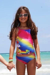 Limeapple Chrissy Tie Dye Tankini - Picture 1 of 1