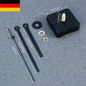 Quarz Uhrwerk Wanduhr schleichend lautlos leise tickend Zeigersatz Alu ticken-de - Picture 1 of 13