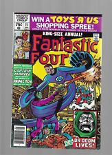 Fantastic FOUR Annuals 15 & 16 1980 1981 Dragon Lord Captain Marvel Skrulls Doom
