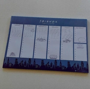 FRIENDS TV Series WEEKLY PLANNER A4 PAPER SHEETS MONDAY-SUNDAY DESK TOP OFFICE - Picture 1 of 4