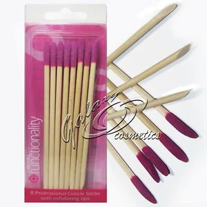 Palos de Cutícula de Madera ROYAL Profesional con Puntas Exfoliantes x Caja de 8 Piezas - Imagen 1 de 3