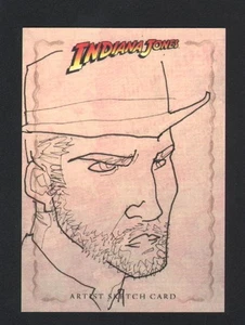 INDIANA JONES HERITAGE SKETCH ART CARD KATE GLASHEEN 1/1 TOPPS 2008 - Bild 1 von 2