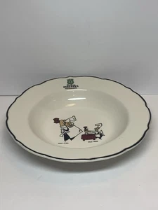Vintage Andersen Restaurants Pea Soup Bowl 9" Hap-Pea Pea-Wee Syracuse China USA - Picture 1 of 9
