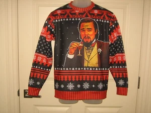 American AF By Greater Half~ Mens Ugly Christmas Pullover Crewneck Sweater~ SZ S - Picture 1 of 7