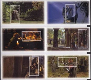 NEW ZEALAND 2001 Lord of the Rings: Fellowship, Set of 6 LIMITED EDITION M/S’s - Picture 1 of 1