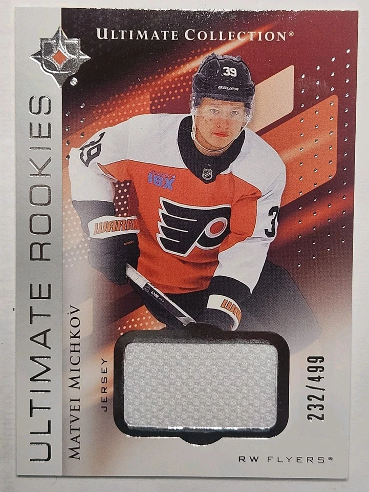 2024/25 Upper Deck Ultimate Rookies Matvei Michkov Jersey #/499 Philadelphia - Image 1 of 1
