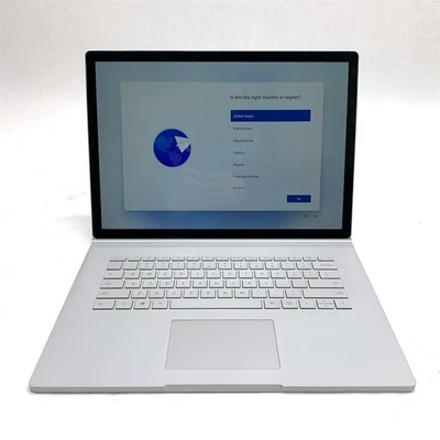 Microsoft Surface Book 2 15" Touch i7-8650U 1.90 GHz 16GB 512GB Win 11 Bad Batt - Image 1 of 4