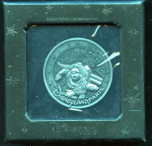 DLP DLRP Disney Paris Buzz Lightyear Toy Story Coin LE 150 Boxed Pin - Picture 1 of 2