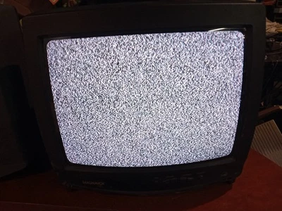 Magnavox MT1301B101 13”  CRT Television for Retro - No Remote - Turns On - Image 1 of 4