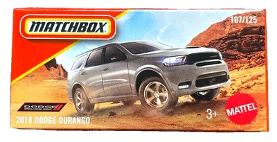 Matchbox 2018 Dodge Durango 107/125 Power Grabs 2025 1:64 Modellauto SUV USA OVP - Bild 1 von 4
