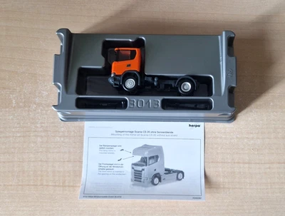 Herpa 309776 SCANIA CG 17 trattore stradale 4x4 neutro arancione 1:87 OVP - Immagine 1 di 4
