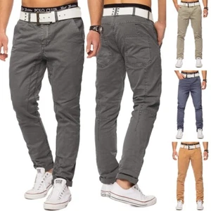 Pantaloni jeans chino uomo basso cavallo pantaloni in tessuto di alta qualità cl - Foto 1 di 5