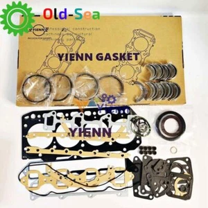 4D32 Full Gasket Kit Piston Ring Bearing Set For Mitsubishi Engine Cat E307 Part - Picture 1 of 4