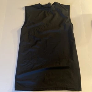 Augusta Sportswear Youth Hyperform Compression Sleeveless Black T-Shirt Size L - Picture 1 of 3