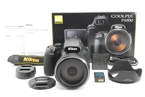 【MINT-BOXED】Nikon Coolpix P1000 16MP 4K Digital Camera Black 125x From JAPAN - Picture 1 of 12