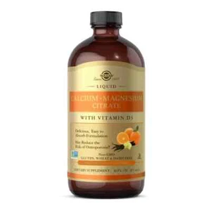 Solgar Liquid Calcium Magnesium Citrate with Vit D3 – Orange vanila EXP:12/25 - Picture 1 of 2