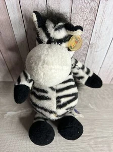 Gift Works ~ Juguete de peluche cebra ~ Etiqueta en la oreja - Imagen 1 de 7