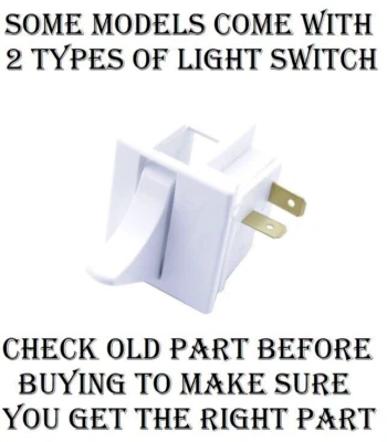 Panasonic NR-B32SW1-WE NR-B32SX1-XE NR-B32SX1-XF Fridge Freezer Light Switch - Image 1 of 3