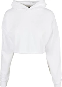 Urban Classics Damen Sweatshirt Ladies Oversized Cropped Hoody White - Picture 1 of 10