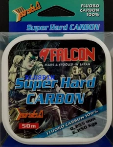FALCON Fluorocarbon 100% Super Hard Carbon 50m - 6.250 Kgs - 0,255mm - Picture 1 of 1