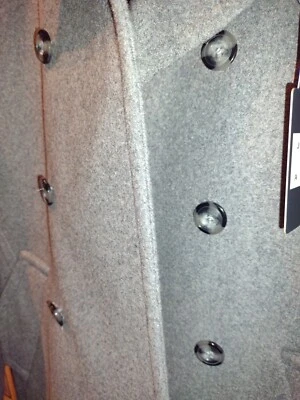 Joseph Aboud Men's Double Breasted Gray Wool Peacoat Size Small N W T - Image 1 of 4