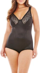 Figura Completa Rago Cortland Intimates Cuerpo Briefer - Estilo 8620 Talla 38C - Negro - Imagen 1 de 4