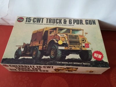 AIRFIX 08367 15-CWT TRUCK+6 PDR GUN (trattore +cannone britannico WWII) KIT 1/35 - Immagine 1 di 4