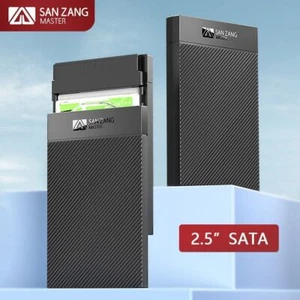 USB 3.0 External 2.5" inch SATA Hard Drive HDD SSD Enclosure Case 5/6Gbps - Picture 1 of 19