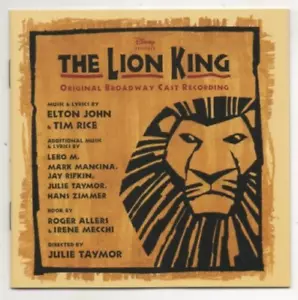 Der König der Löwen Original Broadway Cast CD 2004 Walt Disney Records - Bild 1 von 2