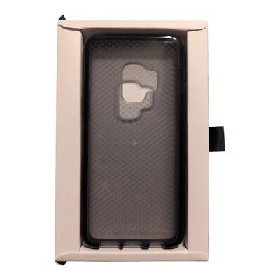F5. Funda Tech21 FlexShock para Samsung Galaxy S9 - Carbón Transparente Foto 1 de 2