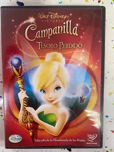 CAMPANILLA Y EL TESORO PERDIDO DVD WALT DISNEY - ESPAÑOL INGLES PORTUGUES AM - Imagen 1 de 3
