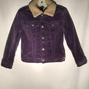 Polo Ralph Lauren Fleece Lined Corduroy Jacket Royal Purple - Picture 1 of 8