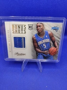 VICTOR OLADIPO 2013-14 PRESTIGE BONUS SHOTS MATERIALS #87 ROOKIE PATCH