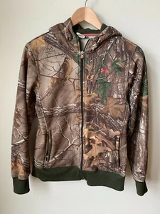 A+ Womens Under Armour Storm Camo Hoody Small Jacket UA Realtree Xtra Fleece - Picture 1 of 4